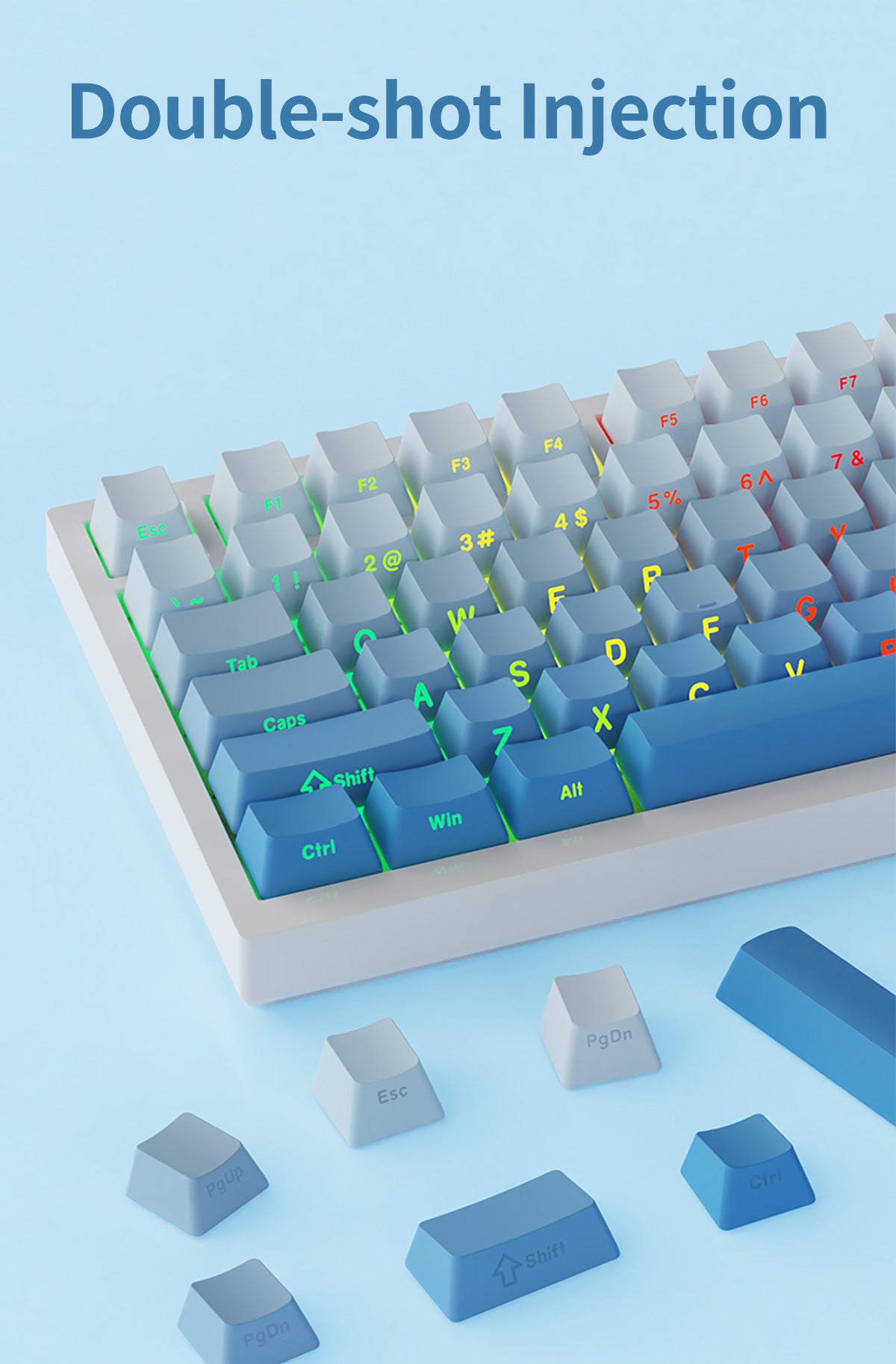 AJAZZ Side Legends Backlit PBT Keycaps