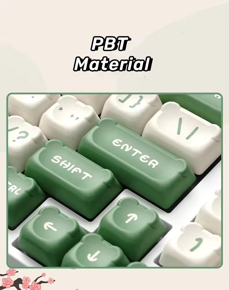 Akko Bear Themed PBT Keycaps