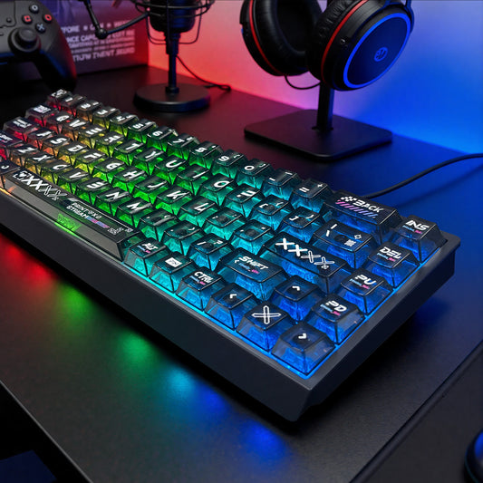 CounterStrike Printstream Carbon Fiber Themed PBT Keycaps