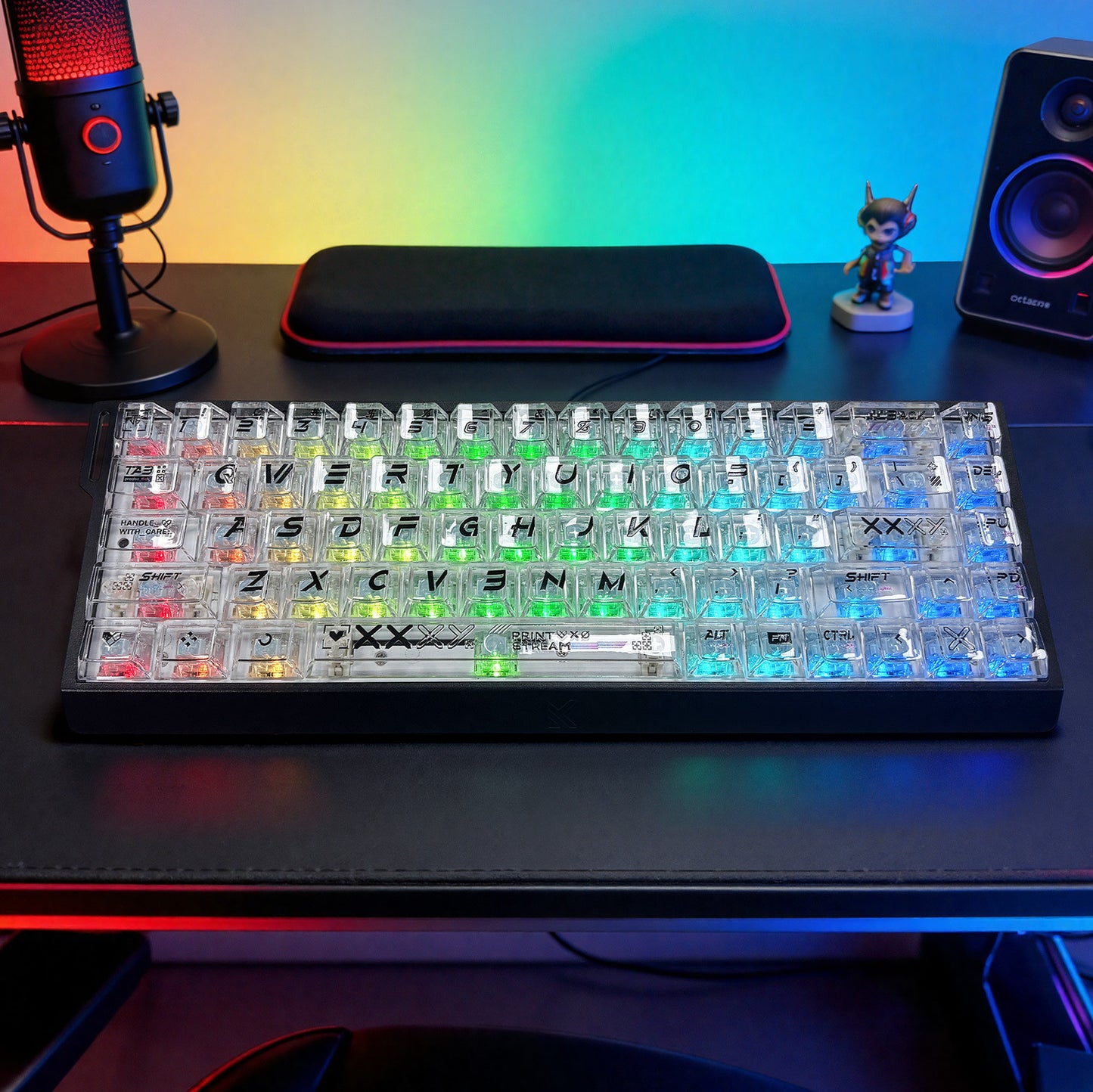 CounterStrike Printstream Carbon Fiber Themed PBT Keycaps
