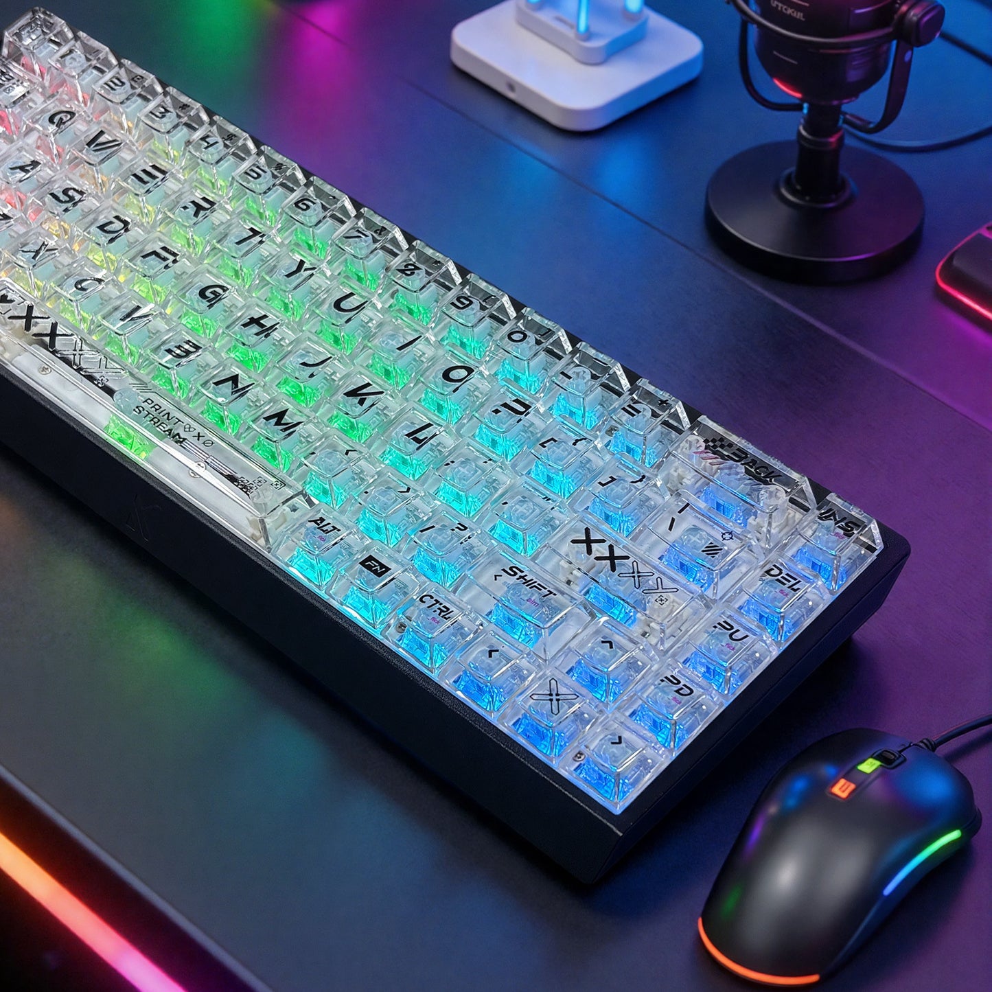 CounterStrike Printstream Carbon Fiber Themed PBT Keycaps