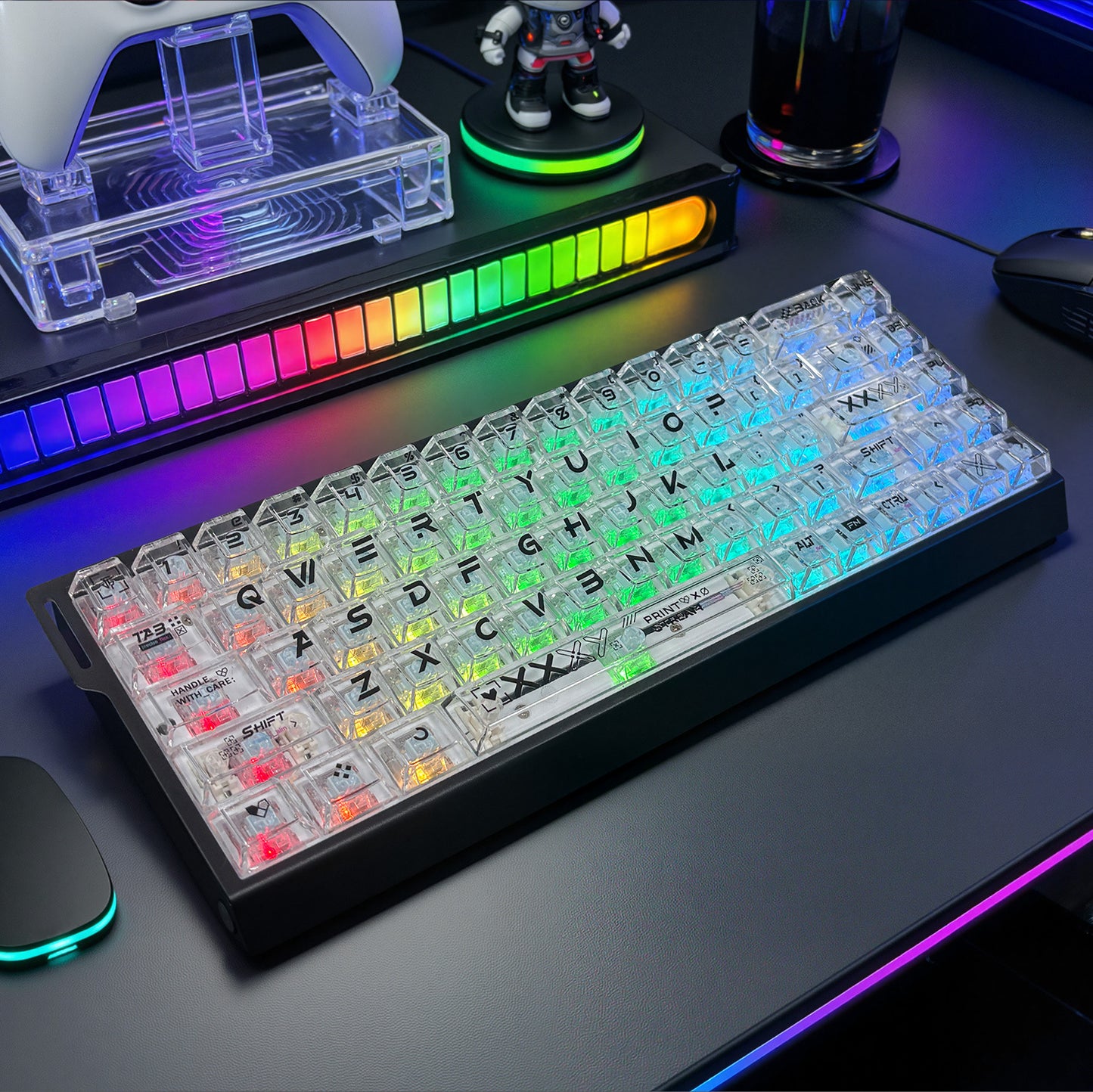 CounterStrike Printstream Carbon Fiber Themed PBT Keycaps