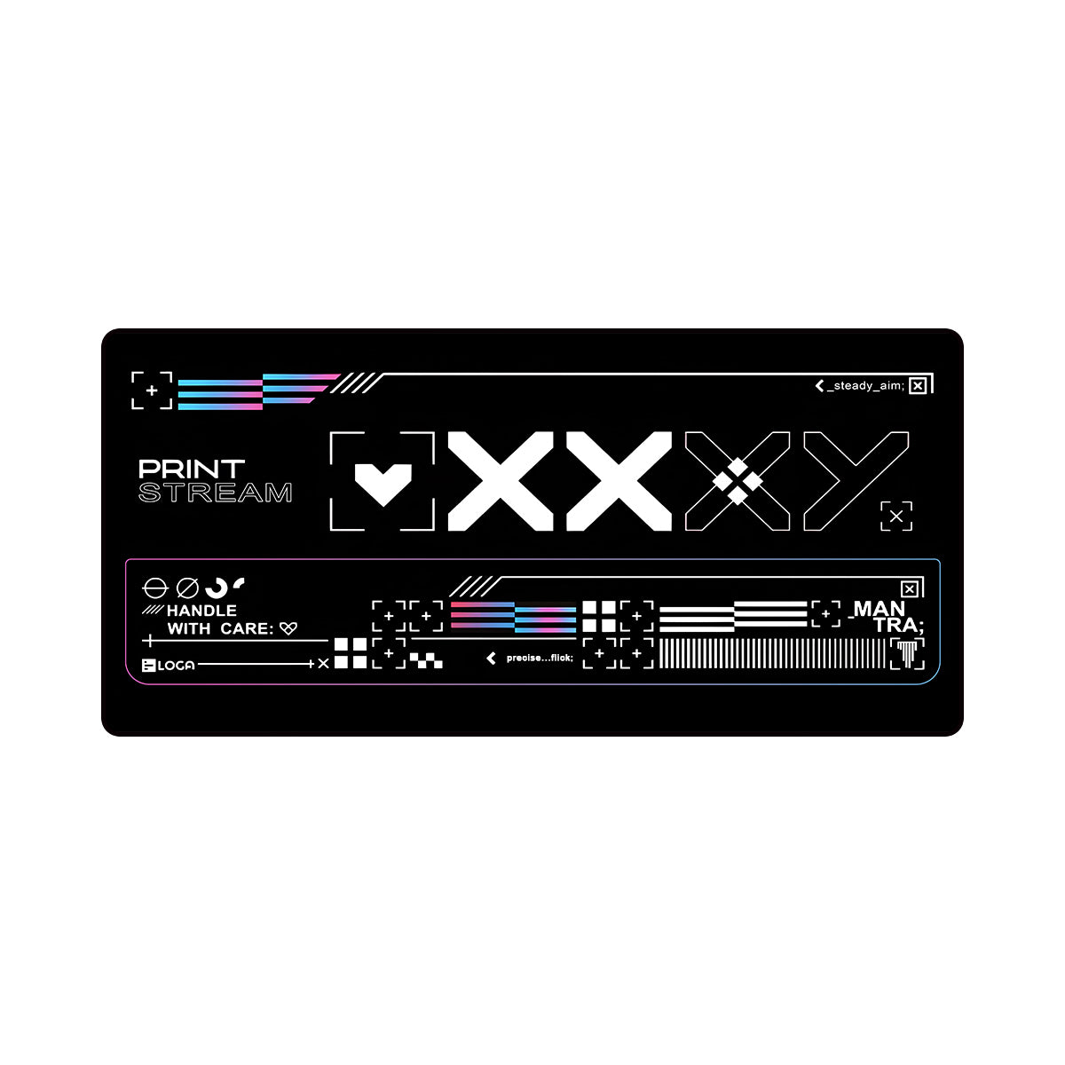 CounterStrike Printstream Black Mousepad [Factory New]