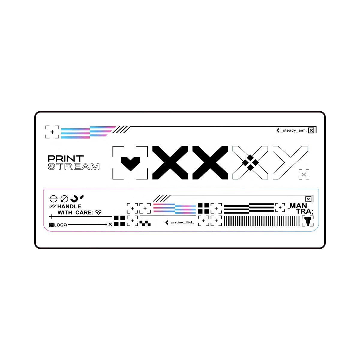 CounterStrike Printstream White Mousepad [Factory New]