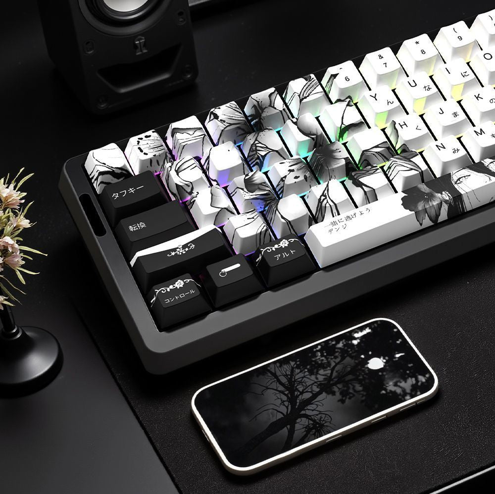 Chainsaw Man Reze Themed PBT Keycaps