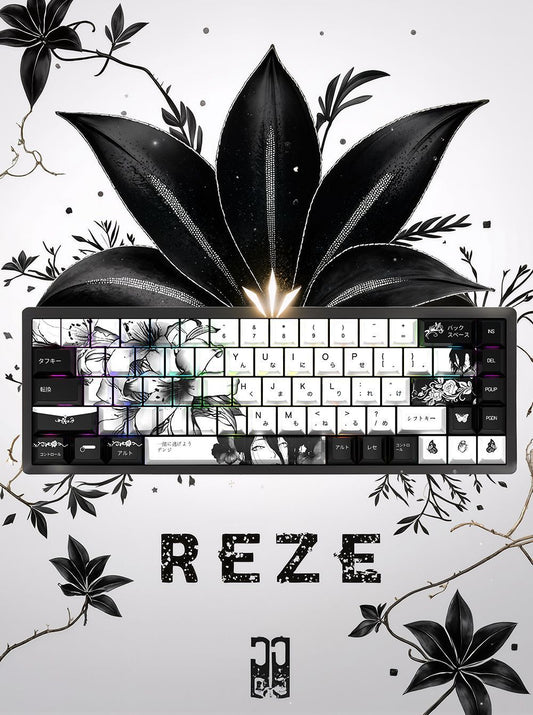 Chainsaw Man Reze Themed PBT Keycaps