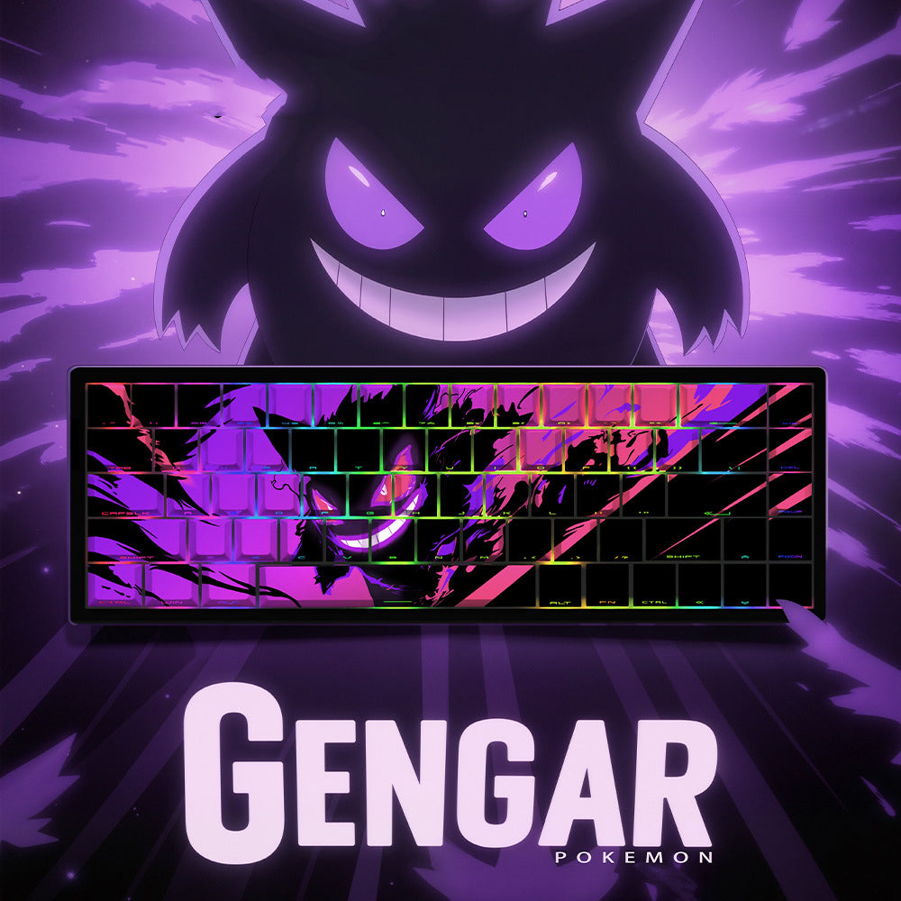 Pokemon Gengar Side Legends Backlit PBT Keycaps