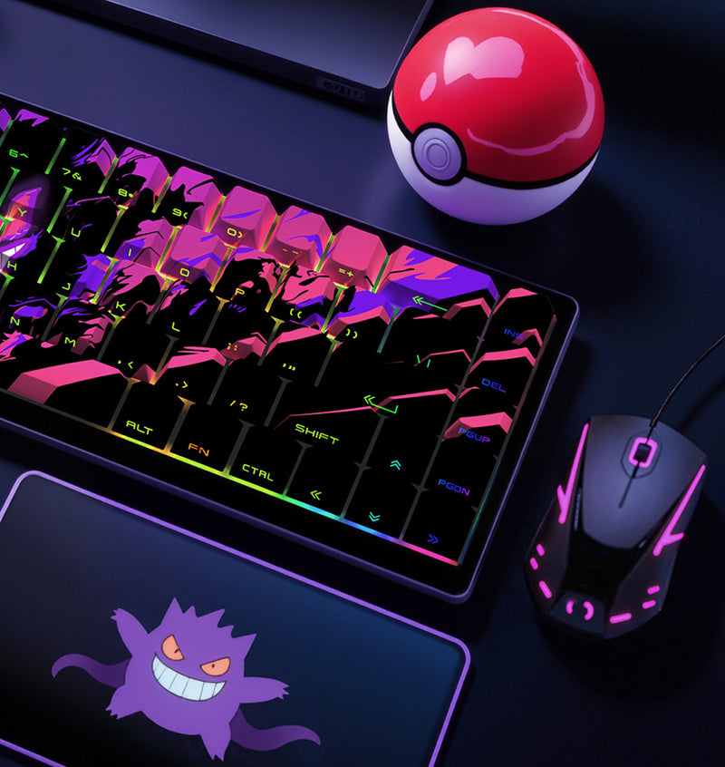 Pokemon Gengar Side Legends Backlit PBT Keycaps
