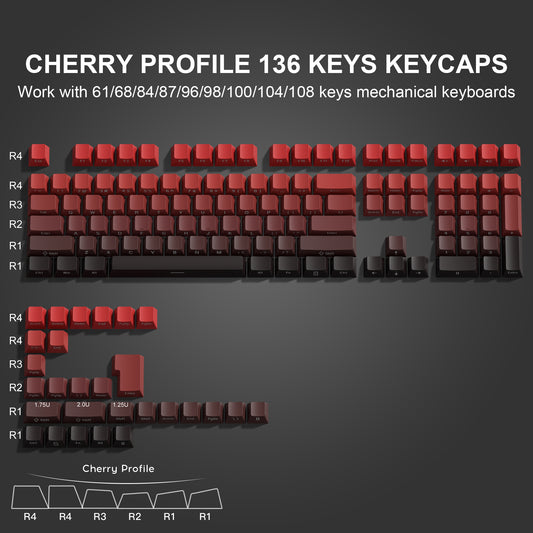 XVX Gradient Side Legends Keycaps