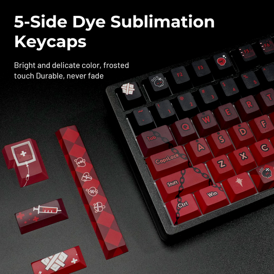 XVX Heart Custom Themed Keycaps