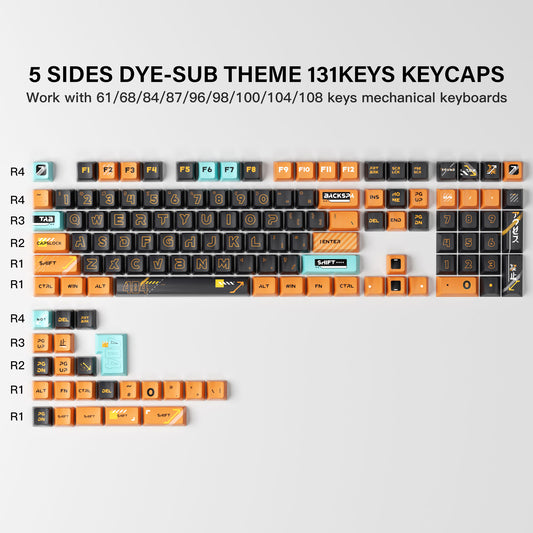 XVX Speed Custom Themed Keycaps